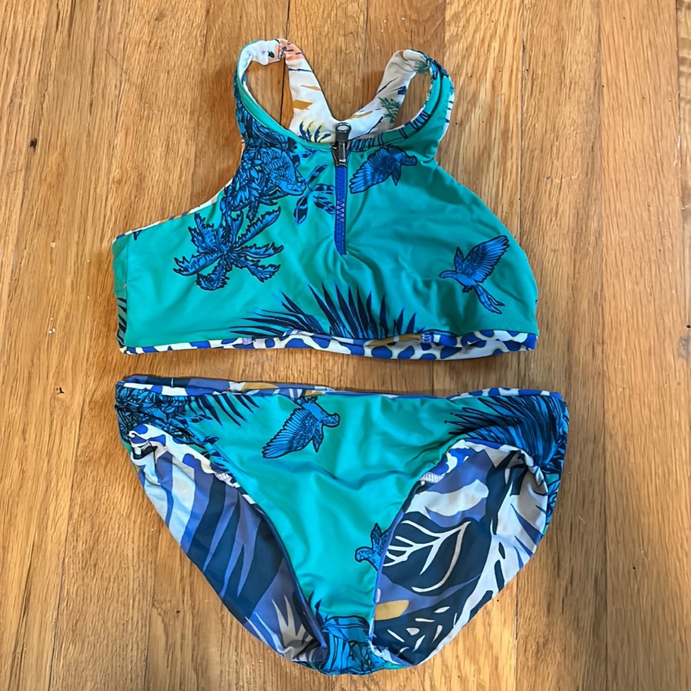 Girls sz 10 reversible bikini